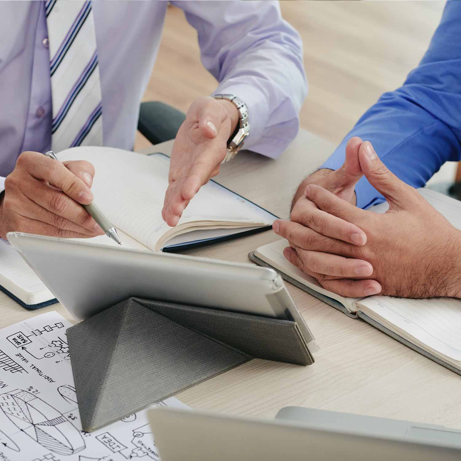 Offering engineering consultations